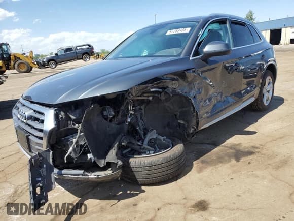 ✅ 2018 Audi Q5 Premium Plus • VIN: WA1BNAFY2J2248196 • Lot: 57253405. Listed on Copart with Not provided. Free auction sales archive from the USA and detailed vehicle history report at DreamBid. Image 1.