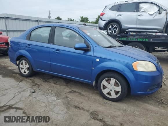 2007 Chevrolet Aveo LS z VIN KL1TD56687B057692, wystawiony jako Copart lot #65422784 z przebiegiem 63 553 mil mil oraz Szkoda całkowita • Salvage title. Historia ofert i sprzedaży dostępna na DreamBid. Obrazek 4.