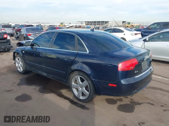 ✅ 2008 Audi A4 3.2L • VIN: WAUDH78E58A061799 • Lot: 43680889. Listed on IAAI with 164,762 mi. Free auction sales archive from the USA and detailed vehicle history report at DreamBid. Image 3.
