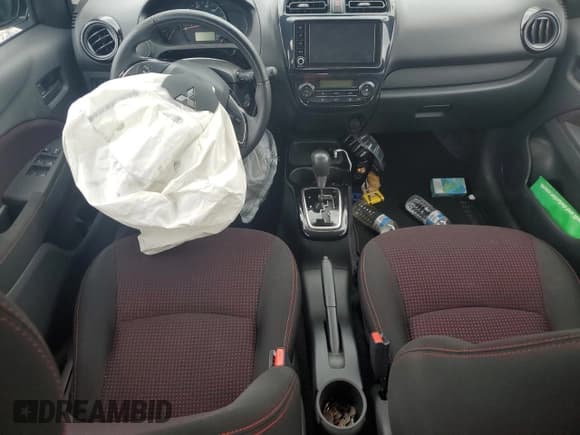 ✅ 2023 Mitsubishi Mirage Black Edition • VIN: ML32AWHJ0PH002576 • Lot: 70540205. Listed on Copart with Not provided. Free auction sales archive from the USA and detailed vehicle history report at DreamBid. Image 8.