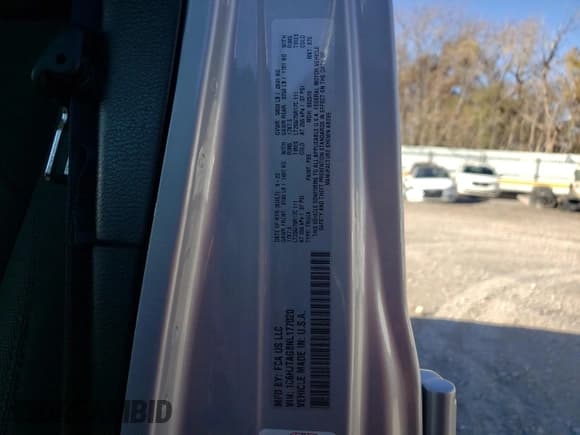 ✅ 2022 Jeep Gladiator Sport S • VIN: 1C6HJTAG8NL177020 • Лот: 69516922. Опубликован ранее на Copart с пробегом 3 858 миль. Бесплатный доступ к архиву аукционных продаж из США и подробный отчёт об истории автомобиля на DreamBid. Изображение 15.