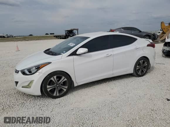 2016 Hyundai Elantra Sport with VIN KMHDH4AH8GU513078, listed as a Copart auction lot 82589325 with 104,403 mi miles and Salvage title. Bid and sale history available at DreamBid. Image 1.