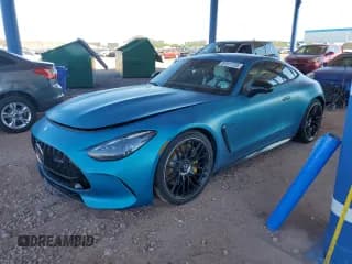 ✅ 2024 Mercedes-Benz AMG GT 55 • VIN: W1KRJ8AB1RF003234 • Лот: 81911135. Опубликован ранее на Copart с пробегом 3 130 миль. Бесплатный доступ к архиву аукционных продаж из США и подробный отчёт об истории автомобиля на DreamBid. Изображение 1.