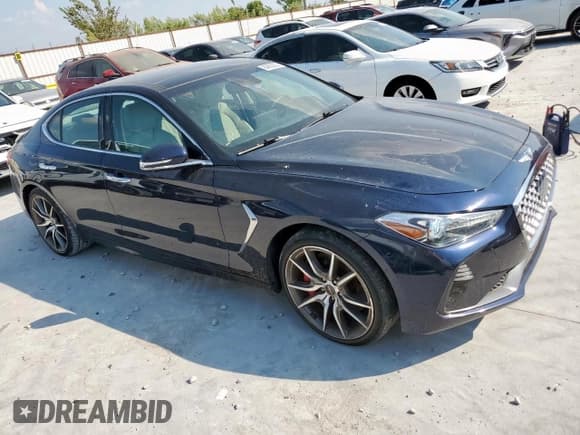 ✅ 2021 Genesis G70 3.3T • VIN: KMTG34LE1MU066478 • Lot: 80662935. Listed on Copart with 41,064 mi. Free auction sales archive from the USA and detailed vehicle history report at DreamBid. Image 4.
