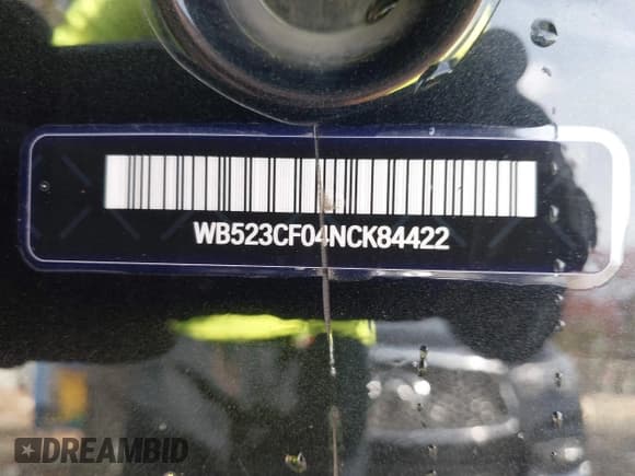 ✅ 2022 BMW iX xDrive50 • VIN: WB523CF04NCK84422 • Lot: 43535492. Wystawiony na IAAI z przebiegiem 42 152 mil. Bezpłatny archiwum sprzedaży aukcyjnych z USA i szczegółowy raport historii pojazdu na DreamBid. Zdjęcie 20.