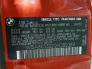 ✅ 1995 BMW 3 Series 318i • VIN: WBABK5322SEC85089 • Лот: 58808065. Опубликован ранее на Copart с пробегом 79 477 миль. Бесплатный доступ к архиву аукционных продаж из США и подробный отчёт об истории автомобиля на DreamBid. Изображение 12.