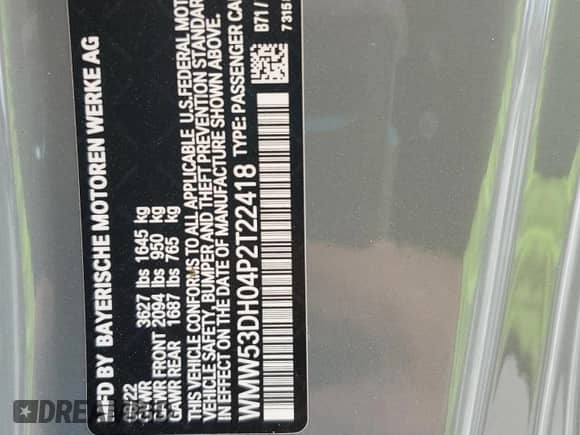 2023 MINI Hardtop Cooper S with VIN WMW53DH04P2T22418, listed as a Copart auction lot 86857795 with 32,004 mi miles and Salvage title. Bid and sale history available at DreamBid. Image 12.