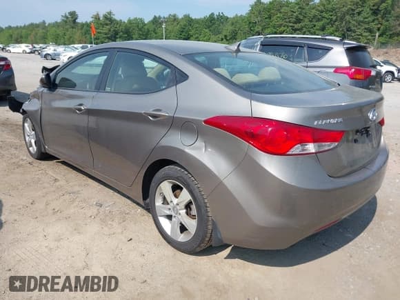 ✅ 2013 Hyundai Elantra GLS • VIN: 5NPDH4AE0DH329267 • Lot: 42415914. Listed on IAAI with Not provided. Free auction sales archive from the USA and detailed vehicle history report at DreamBid. Image 3.