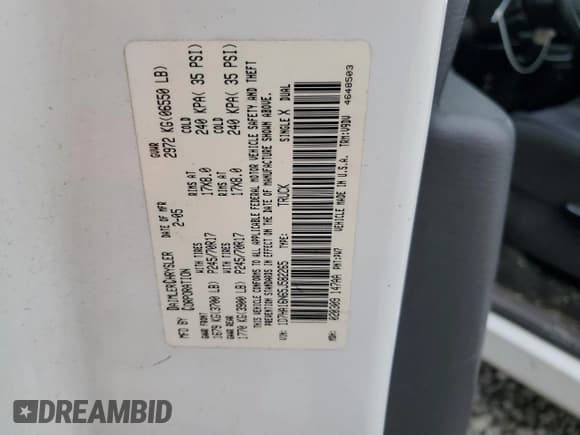 ✅ 2005 Dodge 1500 SLT • VIN: 1D7HA16N65J582265 • Лот: 73100264. Опубликован ранее на Copart с пробегом 172 703 миль. Бесплатный доступ к архиву аукционных продаж из США и подробный отчёт об истории автомобиля на DreamBid. Изображение 14.