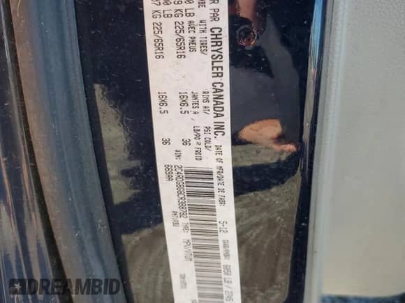 ✅ 2012 Dodge Grand Caravan SE • VIN: 2C4RDGBG8CR388782 • Лот: 84425515. Опубликован ранее на Copart с пробегом Не указан. Бесплатный доступ к архиву аукционных продаж из США и подробный отчёт об истории автомобиля на DreamBid. Изображение 13.