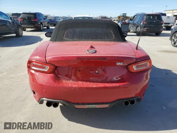 ✅ 2020 FIAT 124 Spider Abarth • VIN: JC1NFAEK9L0145222 • Lot: 49277235. Listed on Copart with 53,363 mi. Free auction sales archive from the USA and detailed vehicle history report at DreamBid. Image 6.