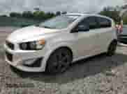 2014 Chevrolet Sonic RS with VIN 1G1JG6SB6E4145196, listed as a Copart auction lot 72994334 with Not provided miles and Non repairable. Bid and sale history available at DreamBid. Image 1.