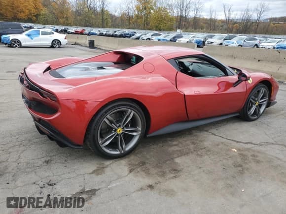 ✅ 2024 Ferrari 296 • VIN: ZFF99SLA0R0311438 • Лот: 82708815. Опубликован ранее на Copart с пробегом Не указан. Бесплатный доступ к архиву аукционных продаж из США и подробный отчёт об истории автомобиля на DreamBid. Изображение 3.