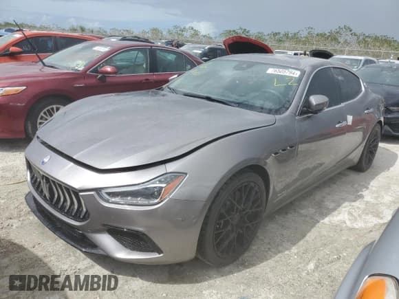 ✅ 2019 Maserati Ghibli S GranSport • VIN: ZAM57YSSXK1338528 • Lot: 76505794. Listed on Copart with Not provided. Free auction sales archive from the USA and detailed vehicle history report at DreamBid. Image 1.