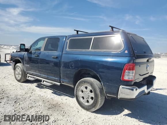 ✅ 2023 Ram 2500 Big Horn • VIN: 3C6UR5DJ2PG569419 • Lot: 87385625. Listed on Copart with 21,642 mi. Free auction sales archive from the USA and detailed vehicle history report at DreamBid. Image 2.