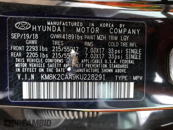 ✅ 2019 Hyundai Kona SEL • VIN: KM8K2CAA9KU228291 • Лот: 74475683. Опубликован ранее на Copart с пробегом 47 690 миль. Бесплатный доступ к архиву аукционных продаж из США и подробный отчёт об истории автомобиля на DreamBid. Изображение 15.