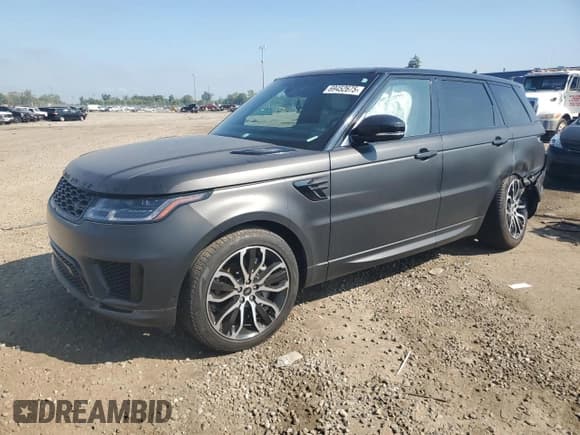 ✅ 2022 Land Rover Range Rover Sport HSE Silver Edition • VIN: SALWR2SU1NA231902 • Lot: 69452675. Listed on Copart with 40,407 mi. Free auction sales archive from the USA and detailed vehicle history report at DreamBid. Image 1.
