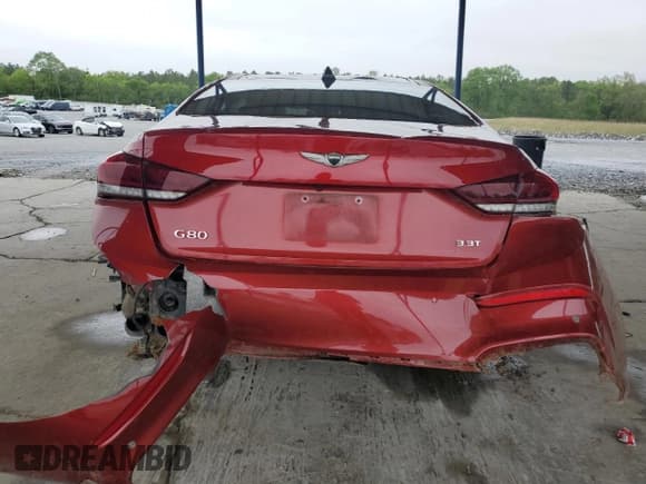 ✅ 2020 Genesis G80 Sport • VIN: KMTFN4JB6LU339167 • Lot: 52109135. Listed on Copart with 87,738 mi. Free auction sales archive from the USA and detailed vehicle history report at DreamBid. Image 6.