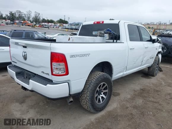 ✅ 2023 Ram 2500 Big Horn • VIN: 3C6UR5DL5PG650271 • Lot: 41805374. Listed on IAAI with 27,395 mi. Free auction sales archive from the USA and detailed vehicle history report at DreamBid. Image 4.