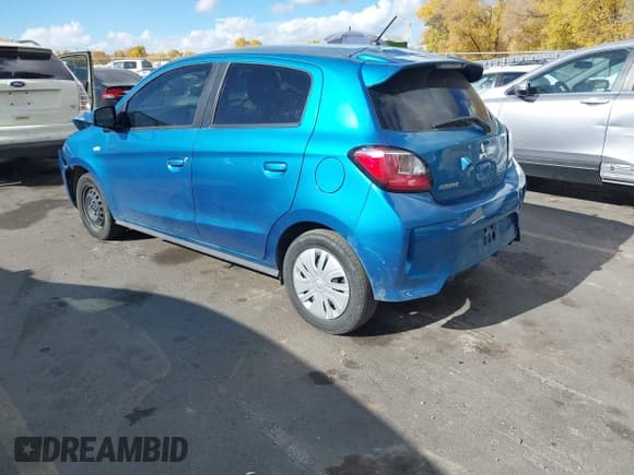 ✅ 2023 Mitsubishi Mirage ES • VIN: ML32AUHJ1PH001697 • Lot: 43633392. Listed on IAAI with 50,520 mi. Free auction sales archive from the USA and detailed vehicle history report at DreamBid. Image 3.