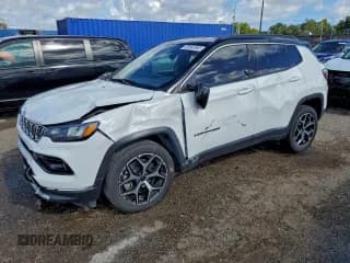 ✅ 2025 Jeep Compass Limited • VIN: 3C4NJDCN1ST521719 • Lot: 94539225. Listed on Copart with 20,775 mi. Free auction sales archive from the USA and detailed vehicle history report at DreamBid. Image 1.