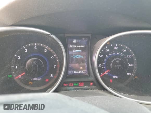 2013 Hyundai Santa Fe Sport z VIN 5XYZW3LA7DG018331, wystawiony jako Copart lot #71553515 z przebiegiem 167 442 mil mil oraz Szkoda całkowita • Salvage title. Historia ofert i sprzedaży dostępna na DreamBid. Obrazek 9.