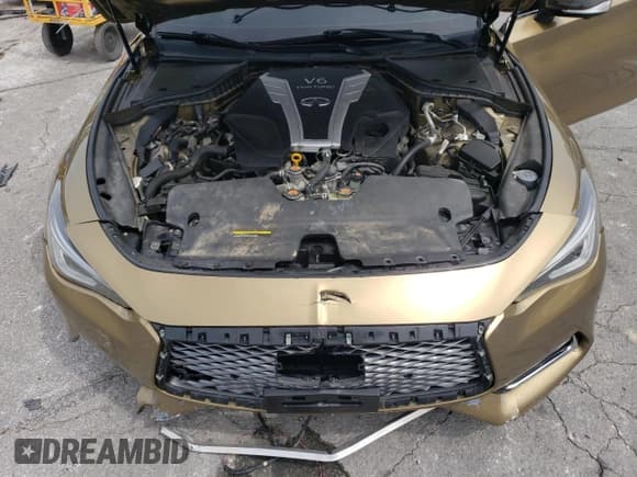 ✅ 2017 Infiniti Q60 Red Sport 400 • VIN: JN1FV7EK4HM610568 • Lot: 68571684. Listed on Copart with 37,121 mi. Free auction sales archive from the USA and detailed vehicle history report at DreamBid. Image 11.