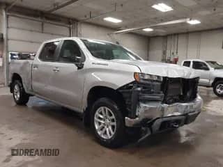 2020 Chevrolet Silverado 1500 LT z VIN 3GCUYDED4LG157463, wystawiony jako IAAI lot #41340417 z przebiegiem 55 179 mil mil oraz . Historia ofert i sprzedaży dostępna na DreamBid. Obrazek 1.