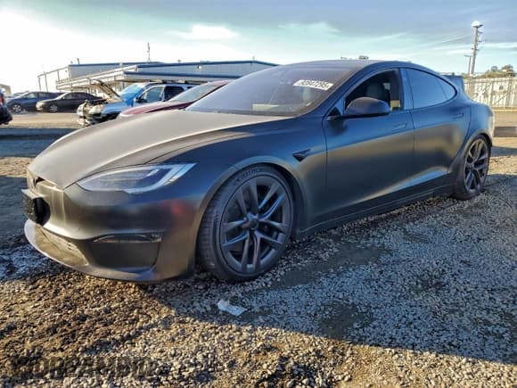 ✅ 2022 Tesla Model S • VIN: 5YJSA1E55NF464149 • Lot: 92847295. Wystawiony na Copart z przebiegiem 56 200 mil. Bezpłatny archiwum sprzedaży aukcyjnych z USA i szczegółowy raport historii pojazdu na DreamBid. Zdjęcie 1.