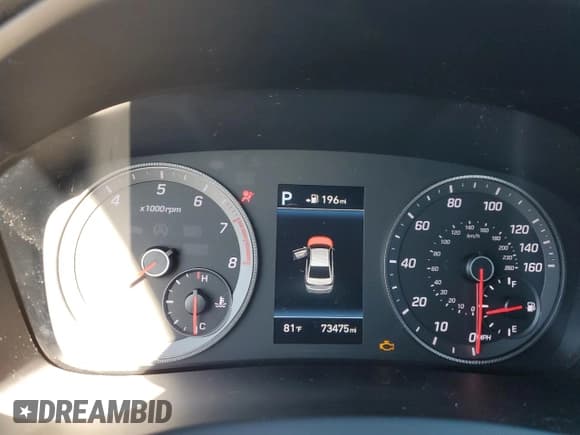 ✅ 2018 Hyundai Sonata Sport Plus • VIN: 5NPE34AF8JH681357 • Лот: 80261435. Опубликован ранее на Copart с пробегом 73 475 миль. Бесплатный доступ к архиву аукционных продаж из США и подробный отчёт об истории автомобиля на DreamBid. Изображение 9.