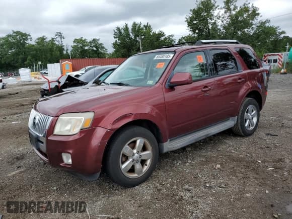 ✅ 2010 Mercury Mariner Premier • VIN: 4M2CN8H79AKJ03769 • Lot: 66480185. Listed on Copart with 219,604 mi. Free auction sales archive from the USA and detailed vehicle history report at DreamBid. Image 1.