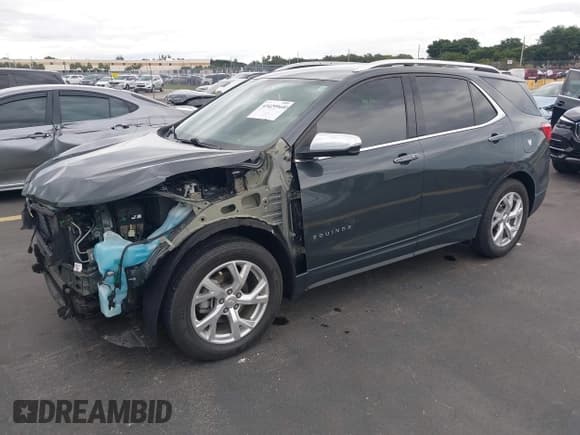 ✅ 2020 Chevrolet Equinox Premier • VIN: 3GNAXNEV4LS610361 • Лот: 43429960. Опубликован ранее на IAAI с пробегом 48 057 миль. Бесплатный доступ к архиву аукционных продаж из США и подробный отчёт об истории автомобиля на DreamBid. Изображение 2.