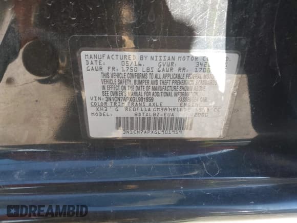 ✅ 2016 Nissan Versa S Plus • VIN: 3N1CN7APXGL901959 • Лот: 40989722. Опубликован ранее на IAAI с пробегом Не указан. Бесплатный доступ к архиву аукционных продаж из США и подробный отчёт об истории автомобиля на DreamBid. Изображение 9.