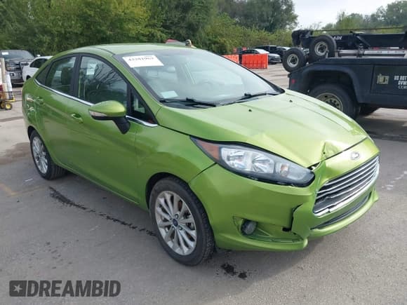 ✅ 2018 Ford Fiesta Titanium • VIN: 3FADP4CJ9JM117668 • Lot: 43281962. Listed on IAAI with 104,716 mi. Free auction sales archive from the USA and detailed vehicle history report at DreamBid. Image 1.