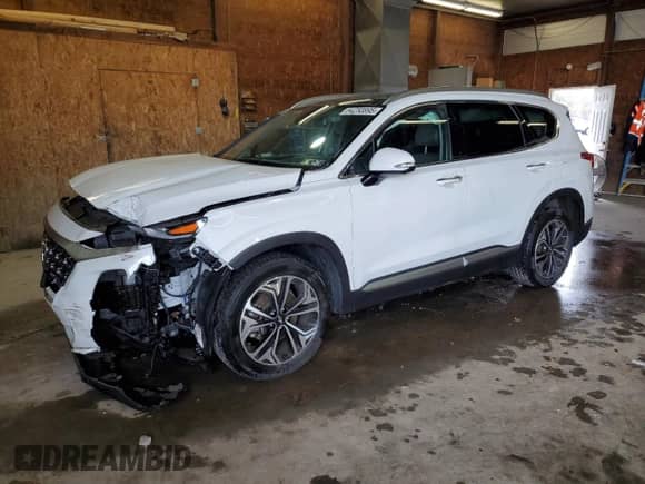 2019 Hyundai Santa Fe Limited с VIN 5NMS5CAA3KH120333, выставлен на аукционе Copart как лот 84250895 с пробегом 69 679 миль миль и Списание • Salvage title. История ставок и продаж доступна на DreamBid. Изображение 1.