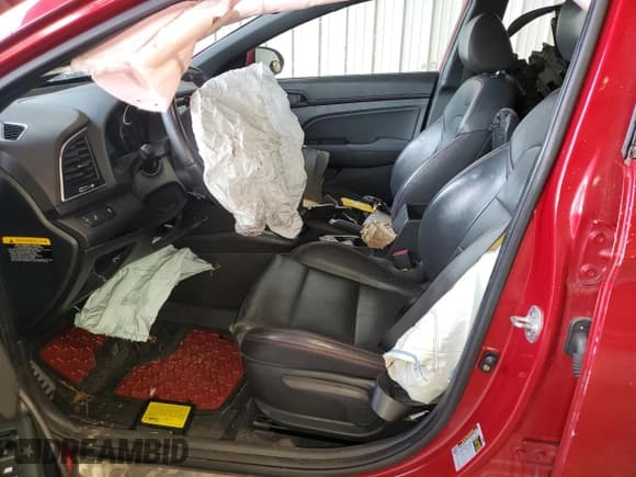 ✅ 2017 Hyundai Elantra Sport • VIN: KMHD04LB6HU315391 • Lot: 58931665. Listed on Copart with Not provided. Free auction sales archive from the USA and detailed vehicle history report at DreamBid. Image 7.