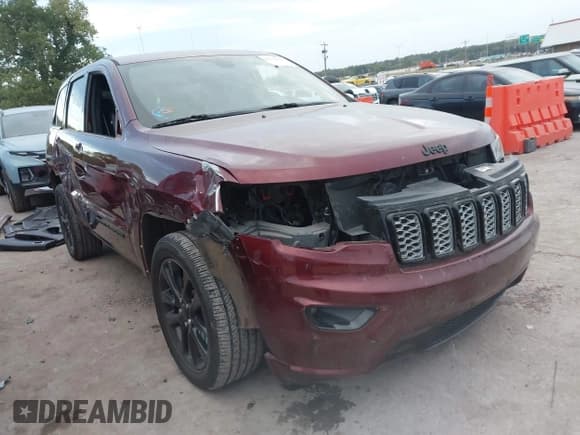 ✅ 2018 Jeep Grand Cherokee Upland • VIN: 1C4RJFAG1JC297637 • Lot: 43331413. Listed on IAAI with 112,483 mi. Free auction sales archive from the USA and detailed vehicle history report at DreamBid. Image 1.