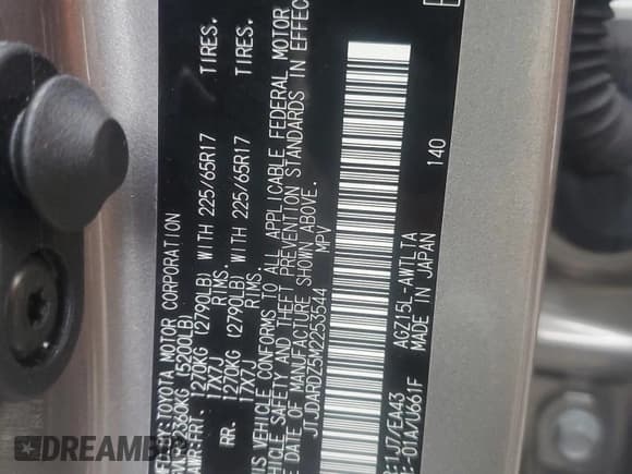 ✅ 2021 Lexus NX 300 • VIN: JTJDARDZ5M2253544 • Лот: 90876795. Опубликован ранее на Copart с пробегом 53 448 миль. Бесплатный доступ к архиву аукционных продаж из США и подробный отчёт об истории автомобиля на DreamBid. Изображение 13.