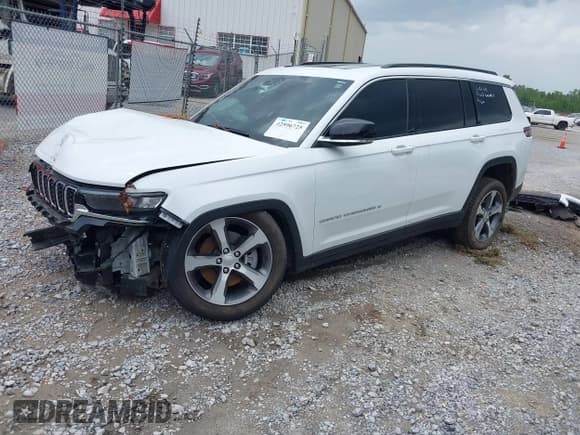 ✅ 2024 Jeep Grand Cherokee Limited • VIN: 1C4RJKBG7R8500990 • Лот: 42596725. Опубликован ранее на IAAI с пробегом 23 225 миль. Бесплатный доступ к архиву аукционных продаж из США и подробный отчёт об истории автомобиля на DreamBid. Изображение 2.