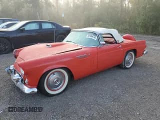 ✅ 1956 Ford Thunderbird • VIN: P6FH249214 • Лот: 72166474. Опубликован ранее на Copart с пробегом 91 315 миль. Бесплатный доступ к архиву аукционных продаж из США и подробный отчёт об истории автомобиля на DreamBid. Изображение 1.