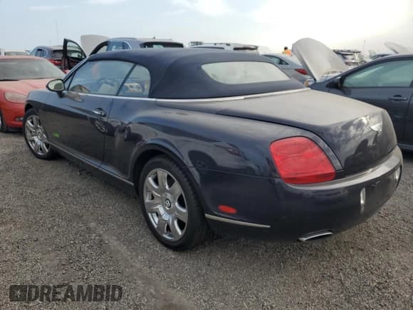 ✅ 2008 Bentley Continental GT • VIN: SCBDR33W48C054732 • Lot: 75875984. Listed on Copart with 27,424 mi. Free auction sales archive from the USA and detailed vehicle history report at DreamBid. Image 2.