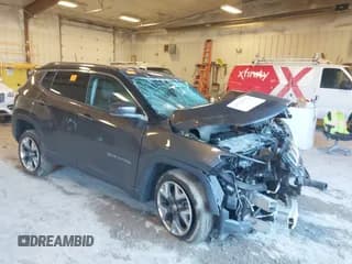 ✅ 2020 Jeep Compass Limited • VIN: 3C4NJDCB5LT119810 • Lot: 43395714. Listed on IAAI with Not provided. Free auction sales archive from the USA and detailed vehicle history report at DreamBid. Image 1.