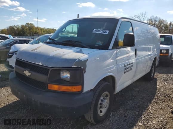 ✅ 2009 Chevrolet Express Cargo • VIN: 1GCGG25C491133702 • Lot: 89687265. Listed on Copart with 225,486 mi. Free auction sales archive from the USA and detailed vehicle history report at DreamBid. Image 1.