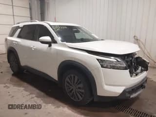 ✅ 2022 Nissan Pathfinder • VIN: 5N1DR3CE5NC201474 • Lot: 40972218. Listed on IAAI with 60,435 mi. Free auction sales archive from the USA and detailed vehicle history report at DreamBid. Image 1.