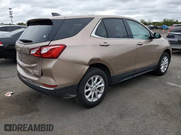 2019 Chevrolet Equinox LT z VIN 2GNAXUEV0K6146847, wystawiony jako Copart lot #86467535 z przebiegiem 51 472 mil mil oraz Szkoda całkowita • Salvage title. Historia ofert i sprzedaży dostępna na DreamBid. Obrazek 3.