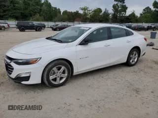 2024 Chevrolet Malibu LS with VIN 1G1ZB5ST5RF188815, listed as a Copart auction lot 80193795 with 27,826 mi miles and Salvage title. Bid and sale history available at DreamBid. Image 1.