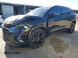 2020 Chevrolet Blazer RS with VIN 3GNKBERS7LS603486, listed as a Copart auction lot 65821535 with 99,223 mi miles and Salvage title. Bid and sale history available at DreamBid. Image 1.