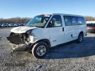 2005 Chevrolet Express Passenger с VIN 1GAGG25V051202535, выставлен на аукционе Copart как лот 86716874 с пробегом 202 331 миль миль и Списание • Salvage title. История ставок и продаж доступна на DreamBid. Изображение 1.