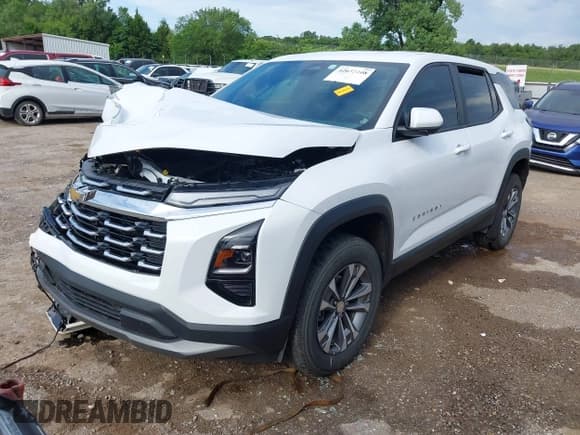 ✅ 2025 Chevrolet Equinox FWD LT • VIN: 3GNAXHEG3SL190345 • Lot: 42615208. Wystawiony na IAAI z przebiegiem 15 644 mil. Bezpłatny archiwum sprzedaży aukcyjnych z USA i szczegółowy raport historii pojazdu na DreamBid. Zdjęcie 2.