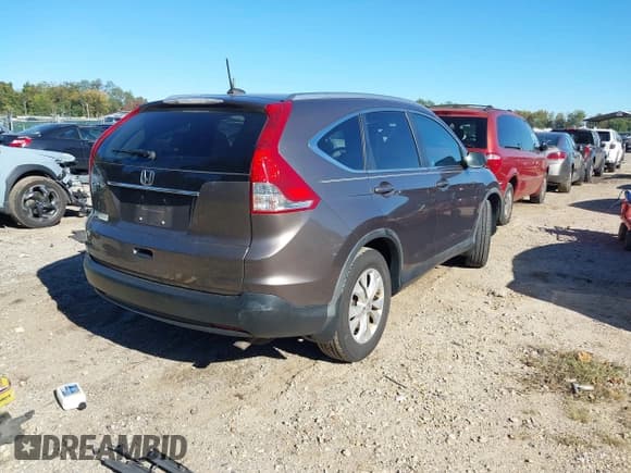 ✅ 2012 Honda CR-V EX-L • VIN: 5J6RM3H76CL002850 • Lot: 43452410. Listed on IAAI with 255,068 mi. Free auction sales archive from the USA and detailed vehicle history report at DreamBid. Image 4.